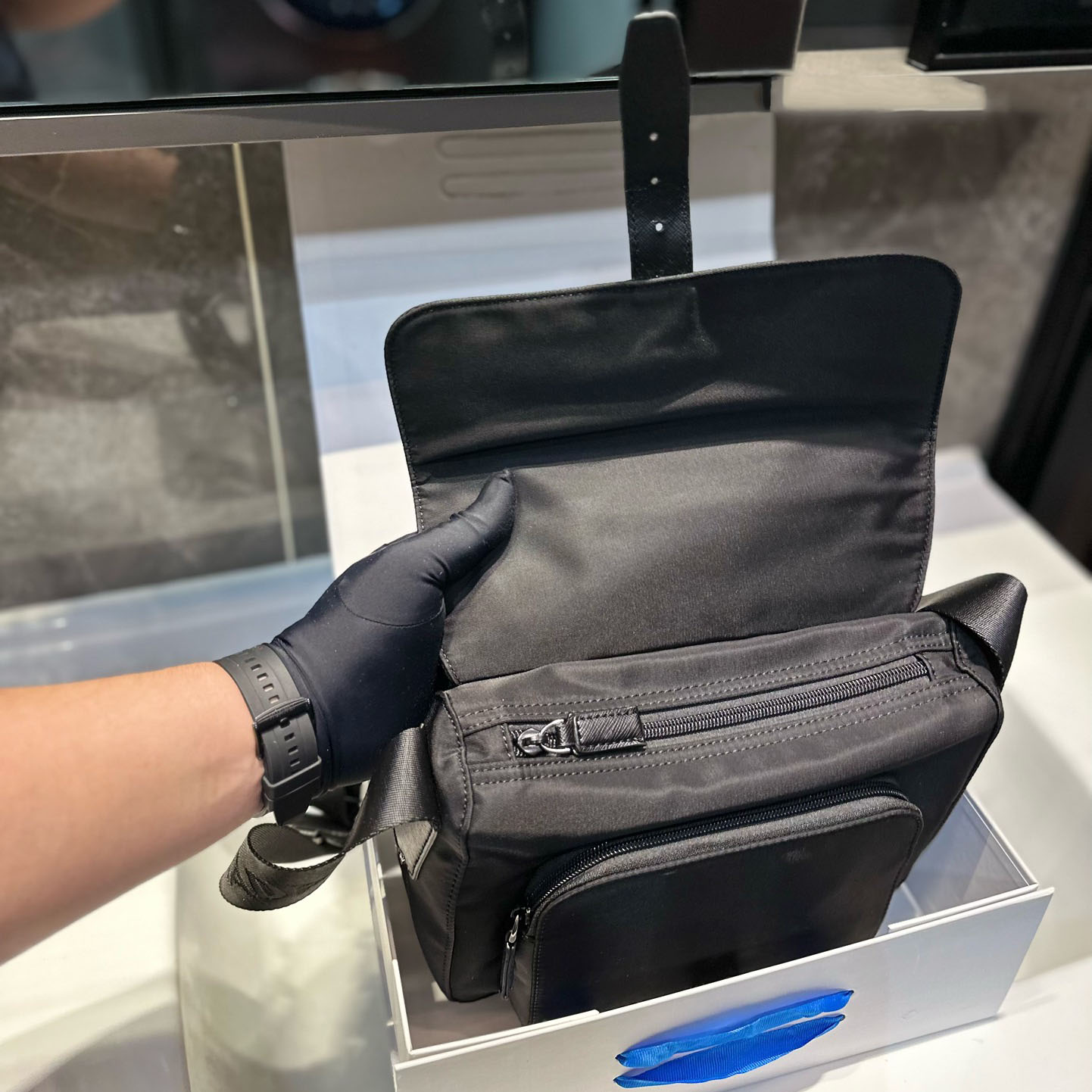 Re-Nylon shoulder bag