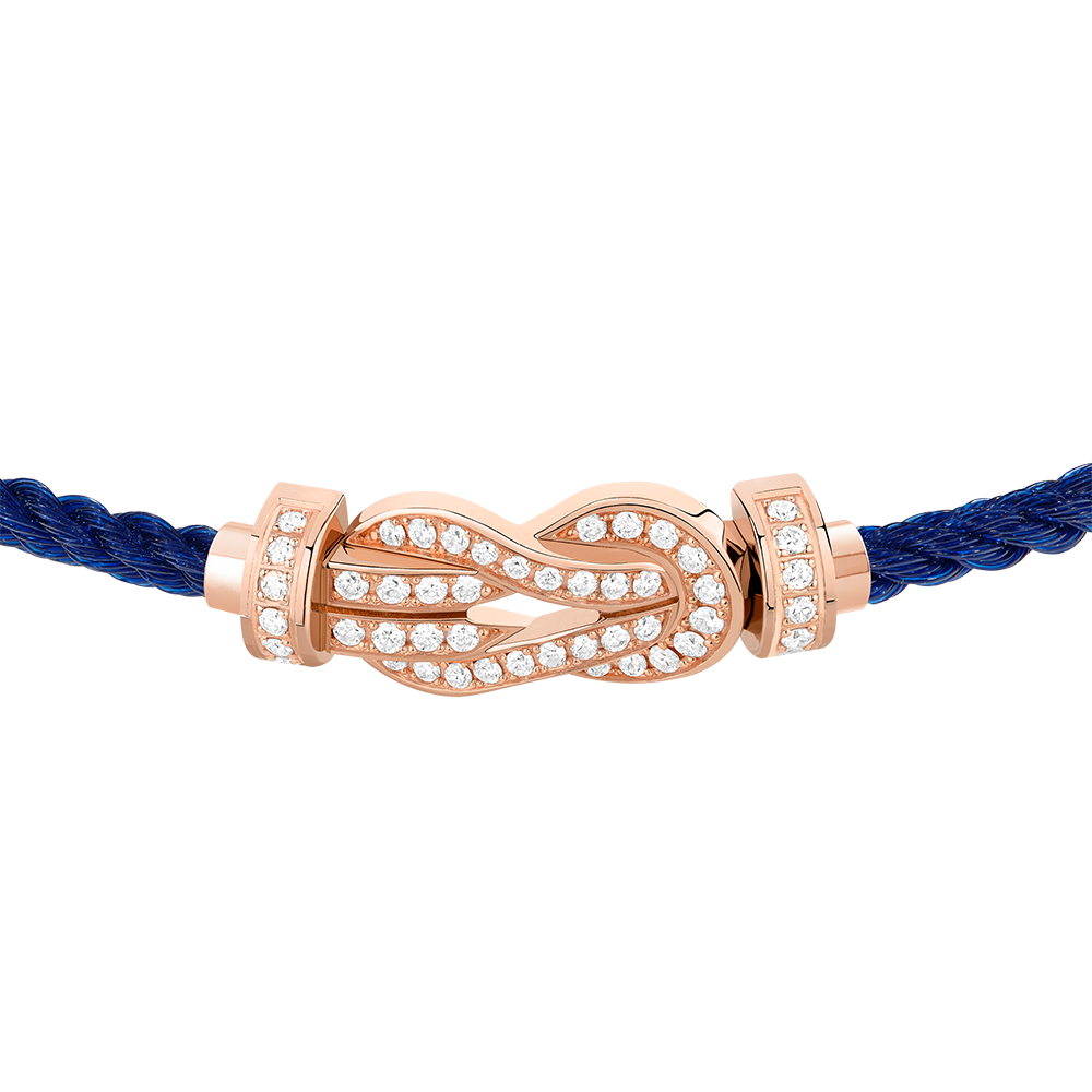 CHANCE INFINIE BRACELET 18K PINK GOLD AND DIAMONDS MEDIUM MODEL