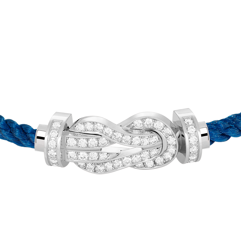 CHANCE INFINIE BRACELET 18K WHITE GOLD AND DIAMONDS LARGE MODEL