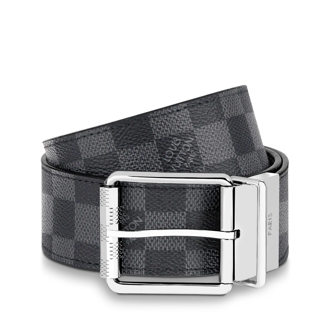 Damier Print 40MM Reversible