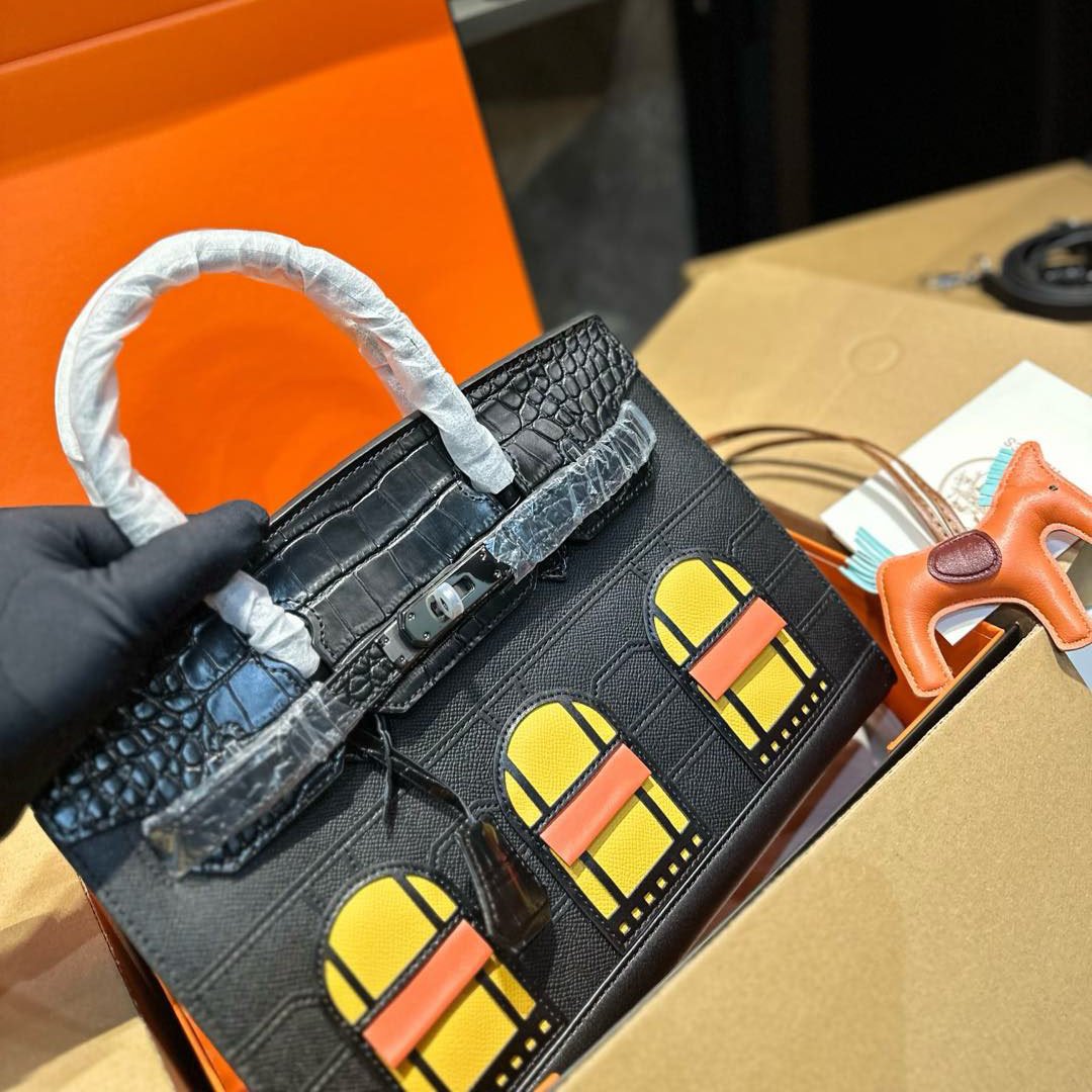 Birkin 20/25/29 Sellier Limited Edition Faubourg Bag with Palladium Hardware