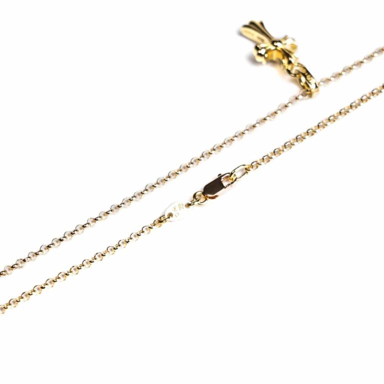 22K GOLD CROSS BABY FAT CHARM