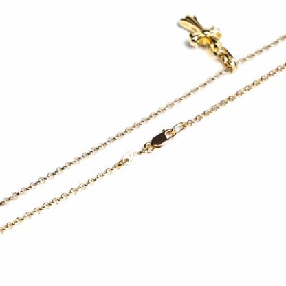 22K GOLD CROSS BABY FAT CHARM
