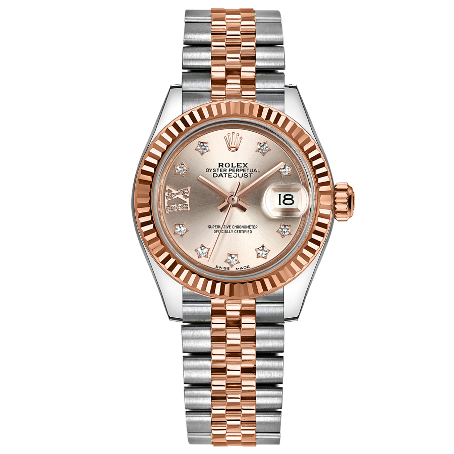 Lady-Datejust 28 Stainless Steel & Rose Gold Women's Watch 279171