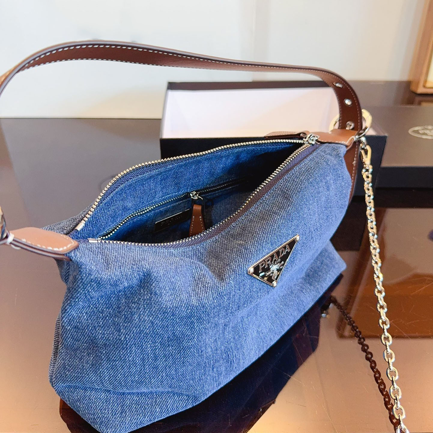 DENIM SHOULDER BAG Z17