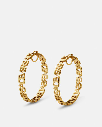 Logo Hoop Earrings