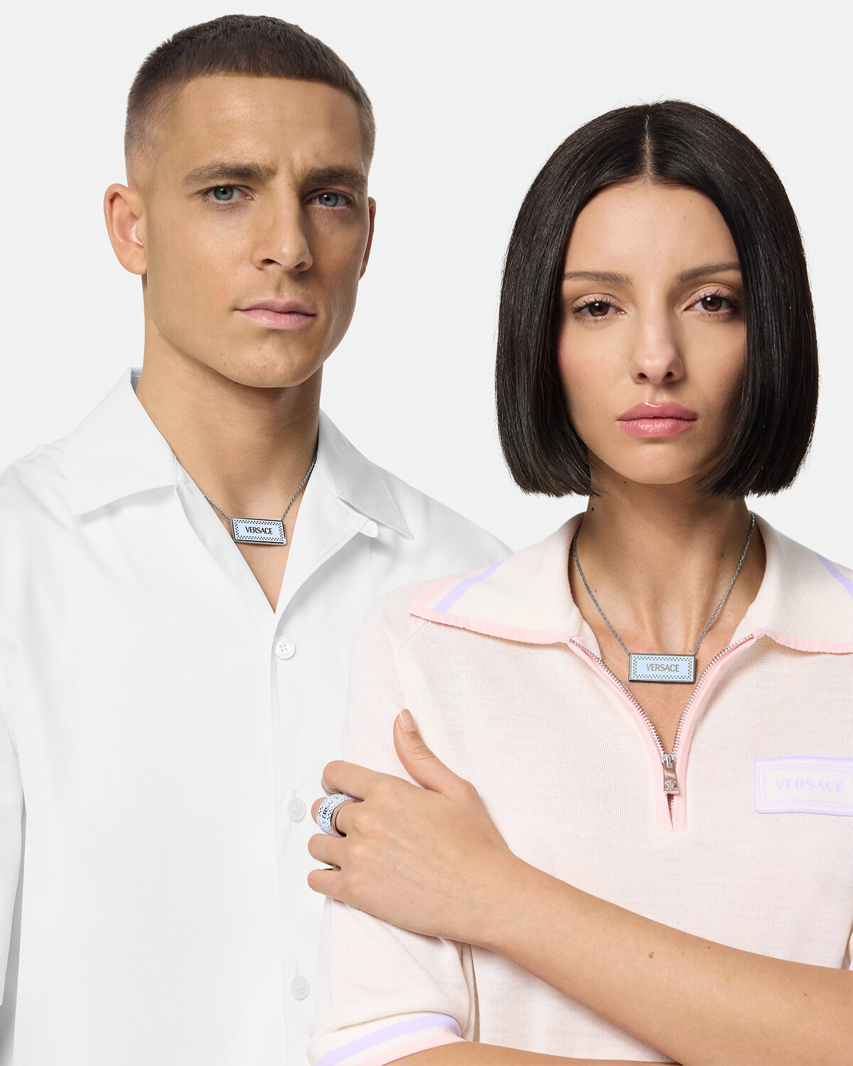 Large '90s Vintage Logo Necklace