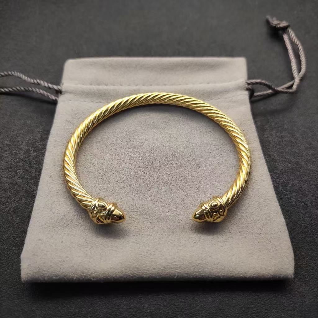 Renaissance® Classic Cable Bracelet gold, 5mm