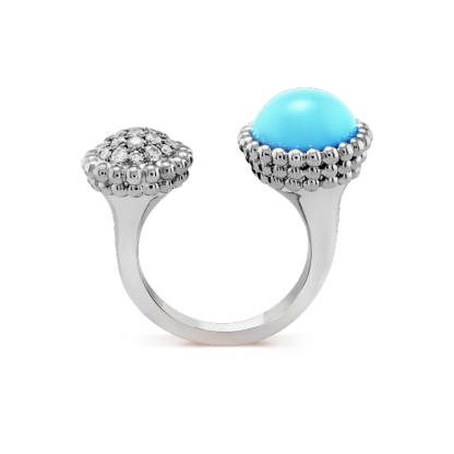 Perlee couleurs Between the Finger ring