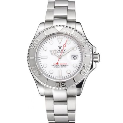 Yacht-Master White Dial Staniless Steel Case And Bracelet