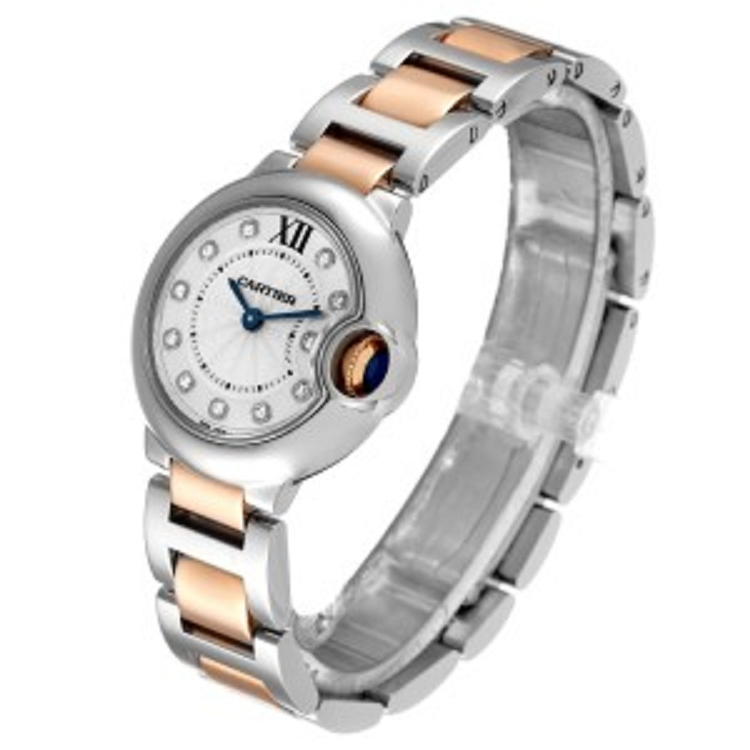 36MM CARTIER BALLON BLEU ROSE GOLD WATCH