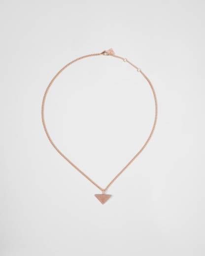 Eternal Gold pendant necklace in pink gold with diamonds