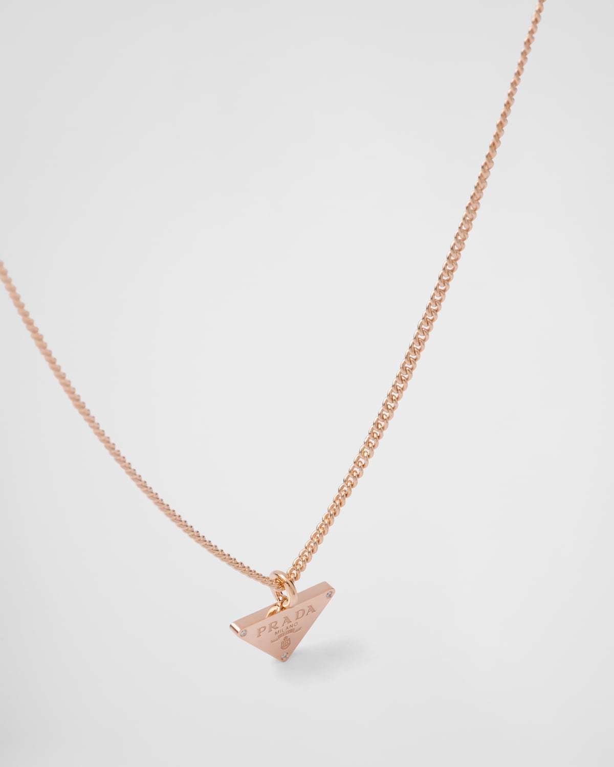 Eternal Gold pendant necklace in pink gold with diamonds