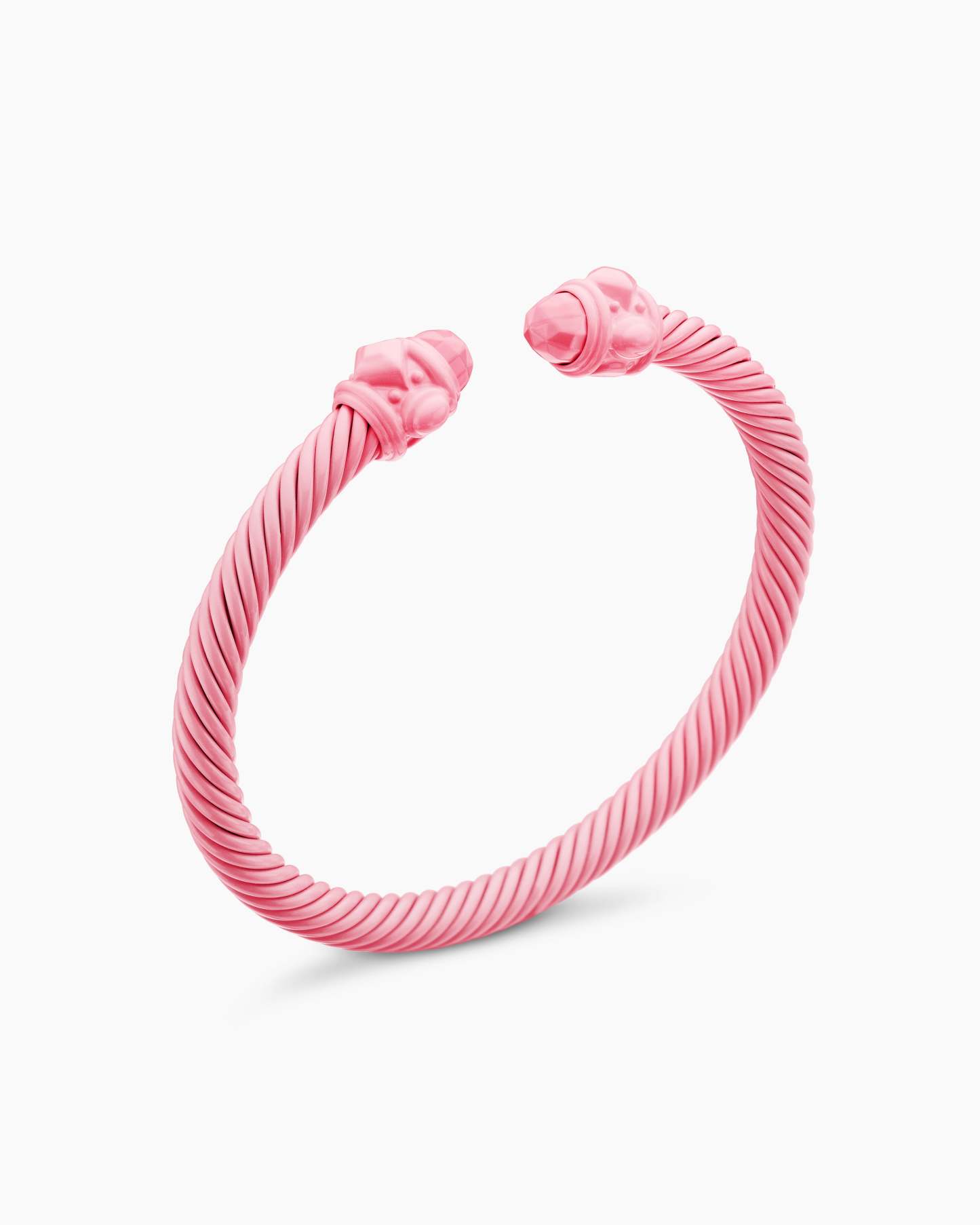 Renaissance® Classic Cable Bracelet Pink Aluminum, 5mm