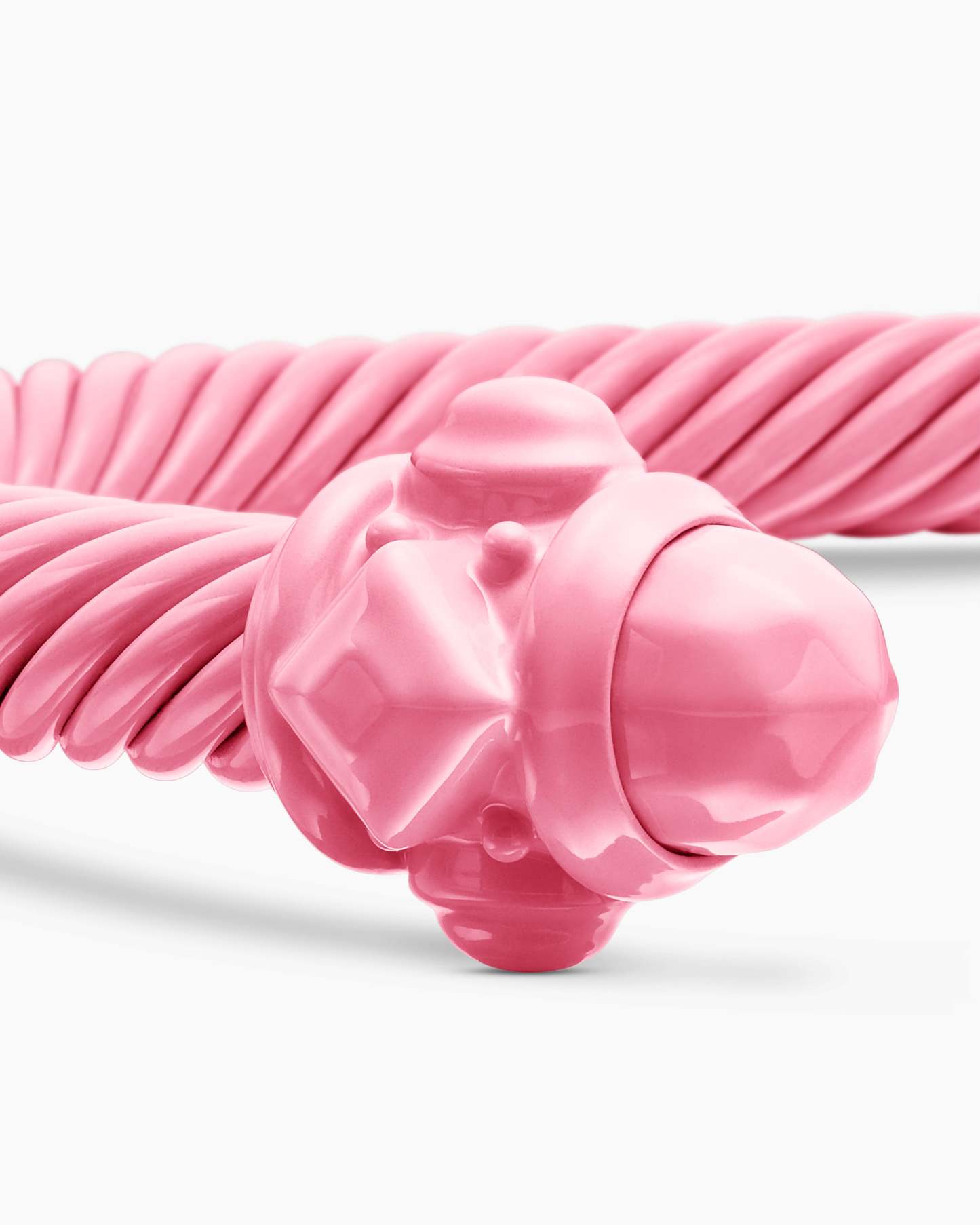 Renaissance® Classic Cable Bracelet Pink Aluminum, 5mm