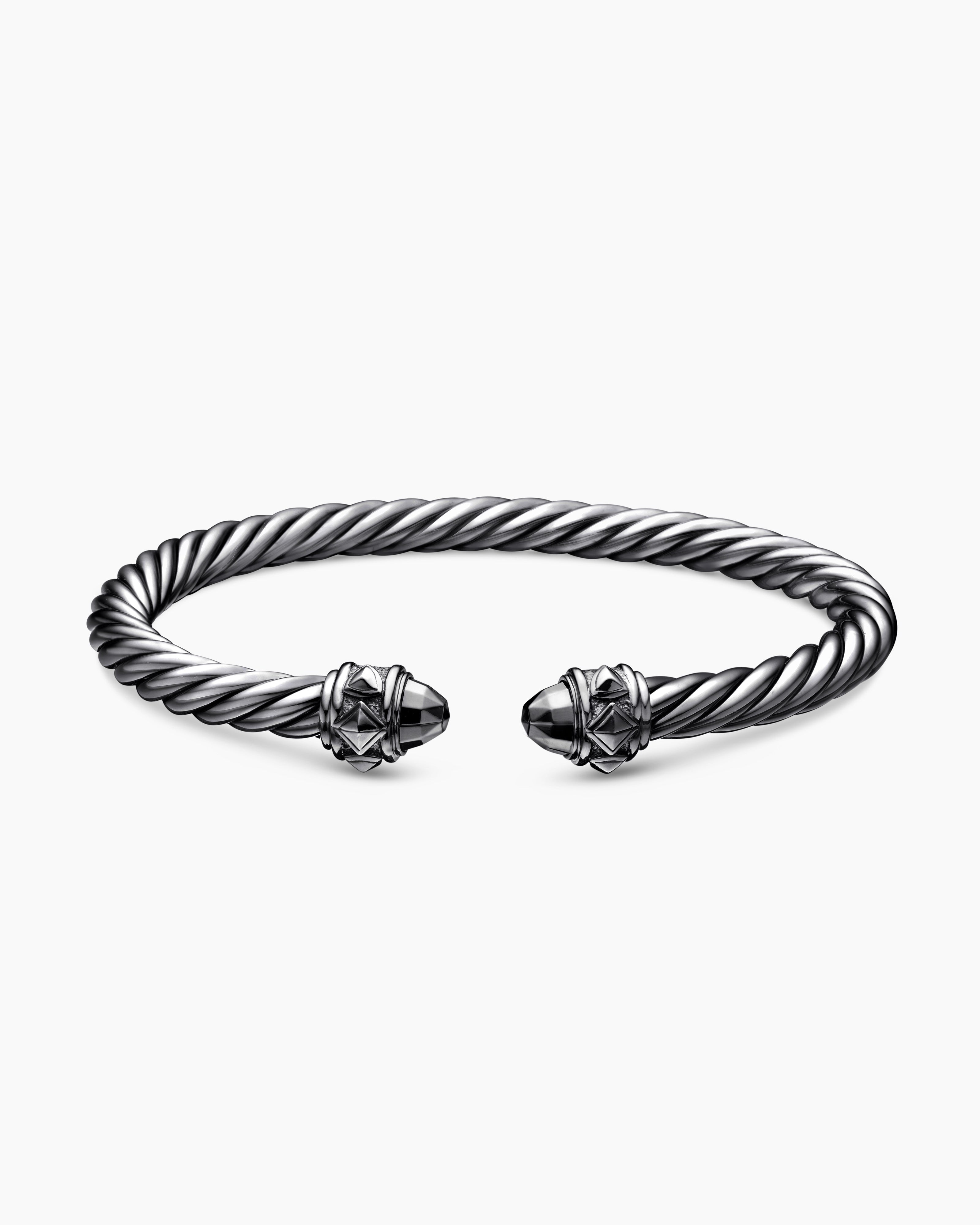 Renaissance® Classic Cable Bracelet Blackened Silver, 5mm