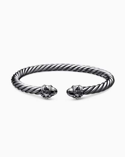 Renaissance® Classic Cable Bracelet Blackened Silver, 5mm