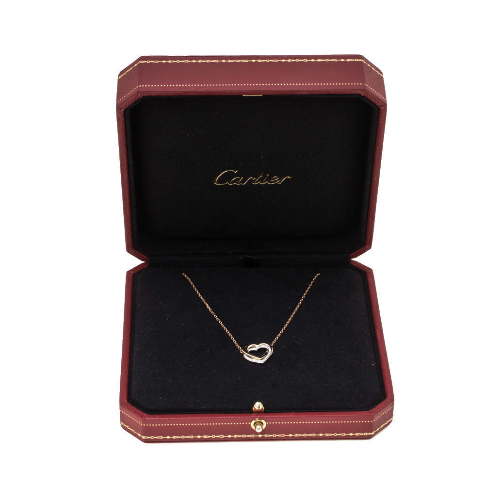 Trinity Heart Diamond Necklace