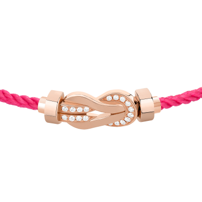 CHANCE INFINIE BRACELET 18K PINK GOLD AND DIAMONDS MEDIUM MODEL