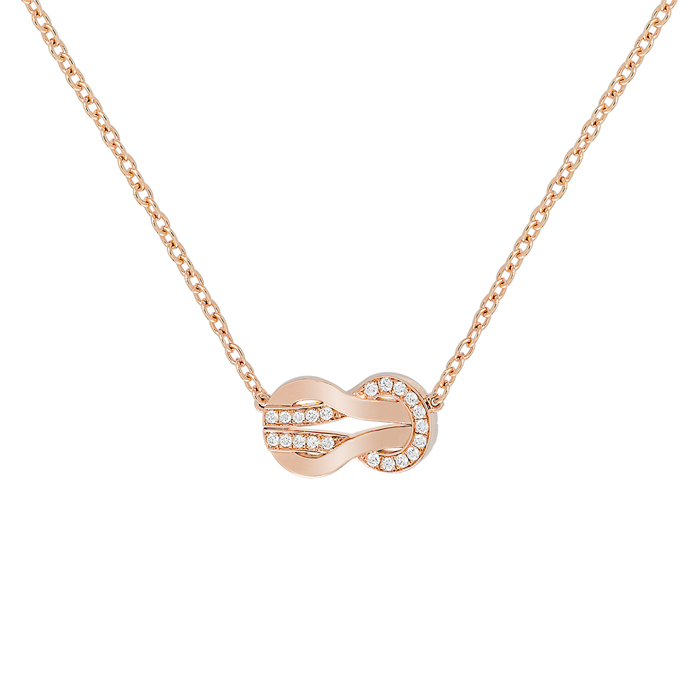 CHANCE INFINIE NECKLACE 18K PINK GOLD MEDIUM MODEL