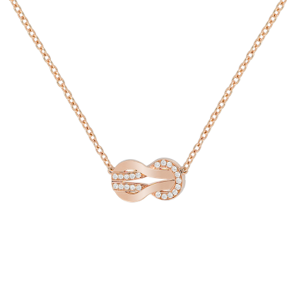 CHANCE INFINIE NECKLACE 18K PINK GOLD MEDIUM MODEL