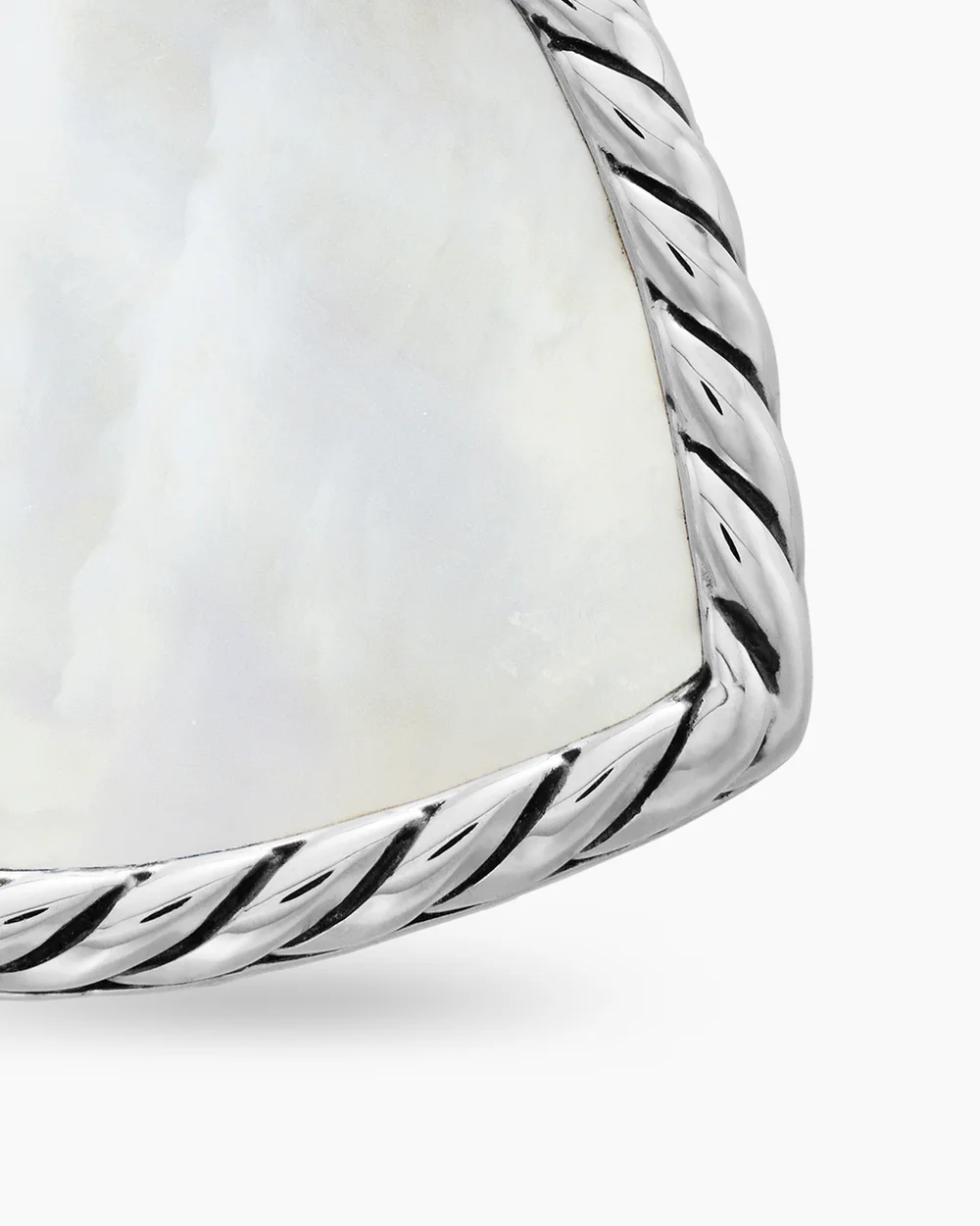 DY Elements® Heart Amulet Sterling Silver with Mother of Pearl and Diamonds