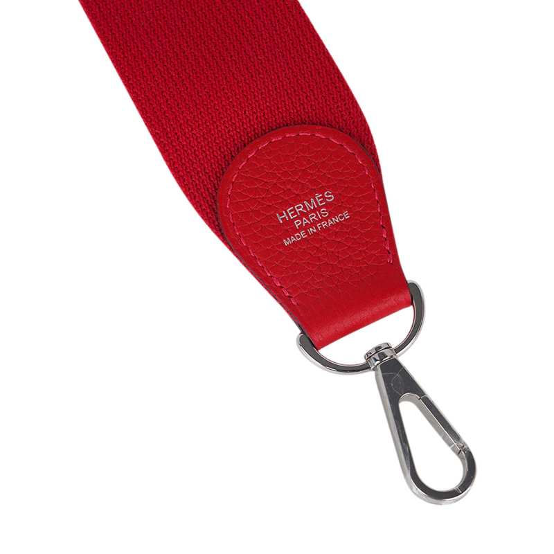 Evelyne PM Bag Rouge Casaque Clemence Palladium Hardware