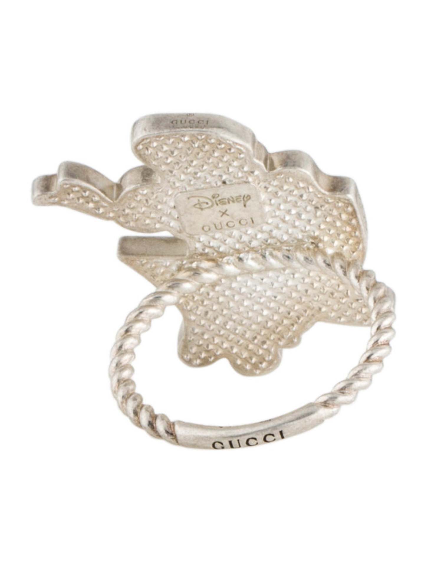 Enamel Donald Duck Cocktail Ring