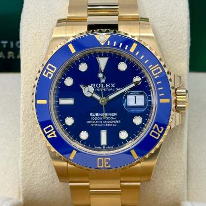 Submariner Date, 18k Yellow Gold, 41mm, Ref# 126618lb-0002