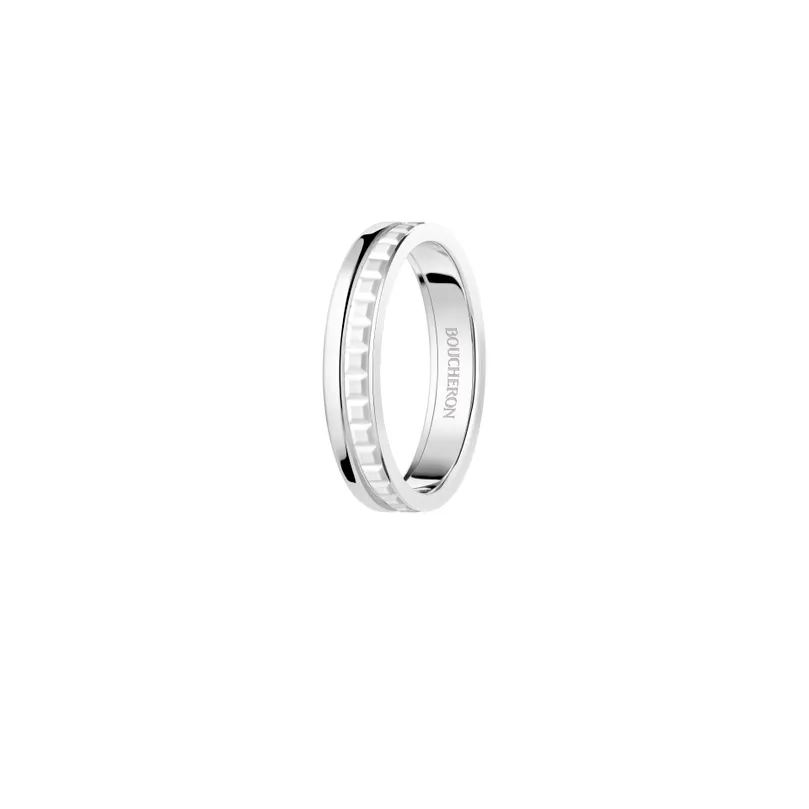 QUATRE WEDDING BAND DOUBLE WHITE EDITION