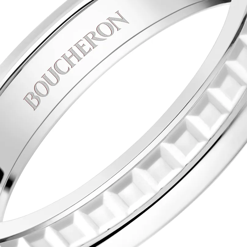 QUATRE WEDDING BAND DOUBLE WHITE EDITION