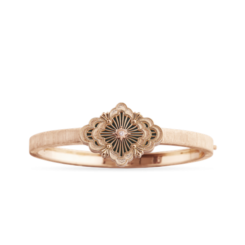 OPERA TULLE PINK GOLD BRACELET WITH ONYX