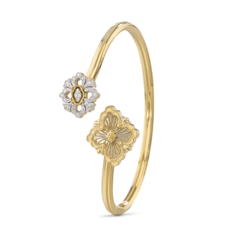 OPERA TULLE YELLOW AND WHITE GOLD BRACELET WITH MOTHER OF PEARL