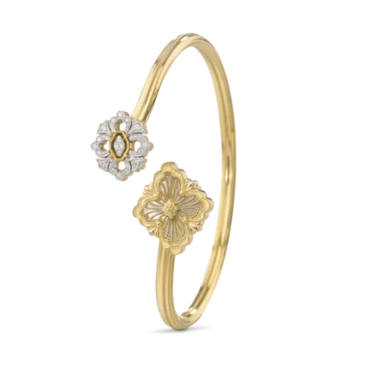 OPERA TULLE YELLOW AND WHITE GOLD BRACELET WITH MOTHER OF PEARL