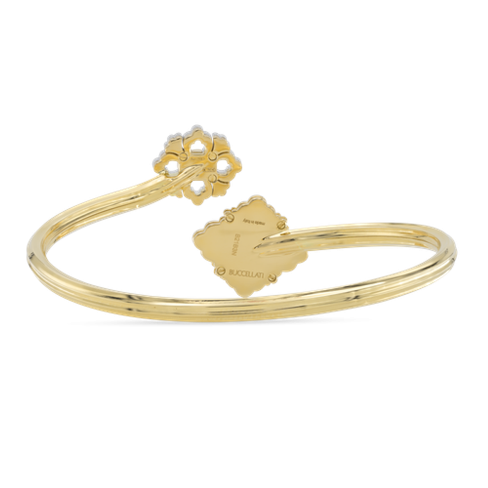 OPERA TULLE YELLOW AND WHITE GOLD BRACELET WITH MOTHER OF PEARL