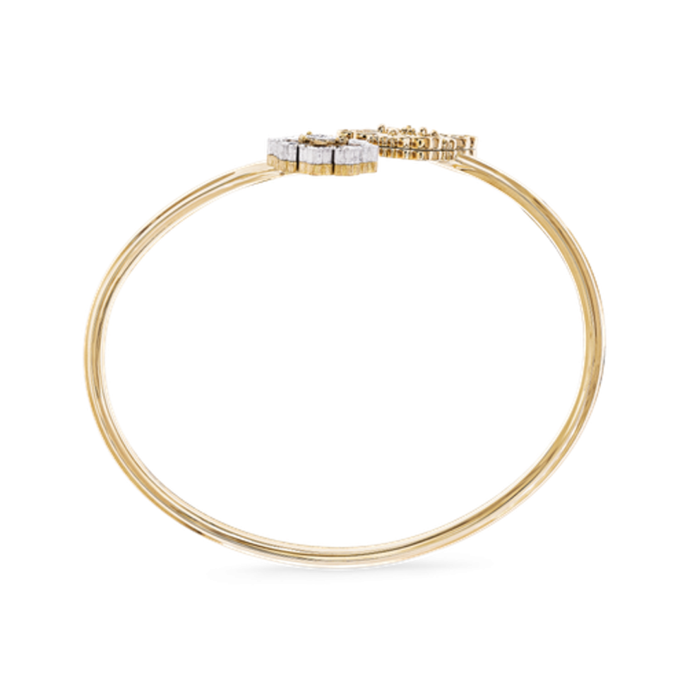 OPERA TULLE WHITE GOLD BRACELET WITH RED ENAMEL BACKGROUND