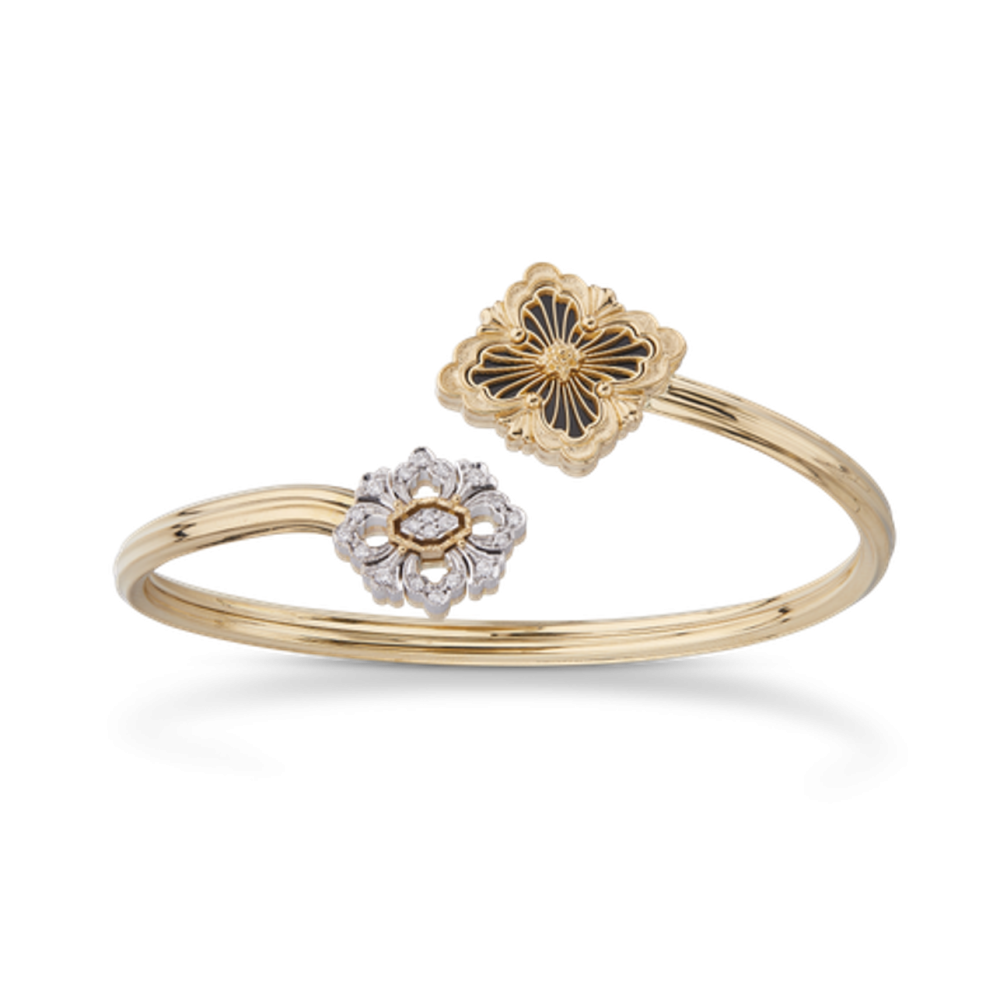 OPERA TULLE YELLOW AND WHITE GOLD SET BRACELET WITH ONYX