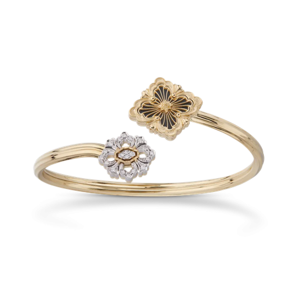 OPERA TULLE YELLOW AND WHITE GOLD SET BRACELET WITH ONYX