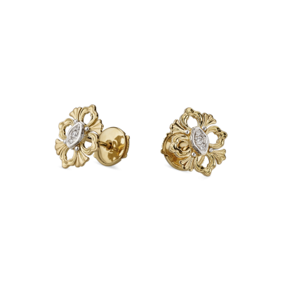 OPERA YELLOW AND WHITE GOLD EARRINGS