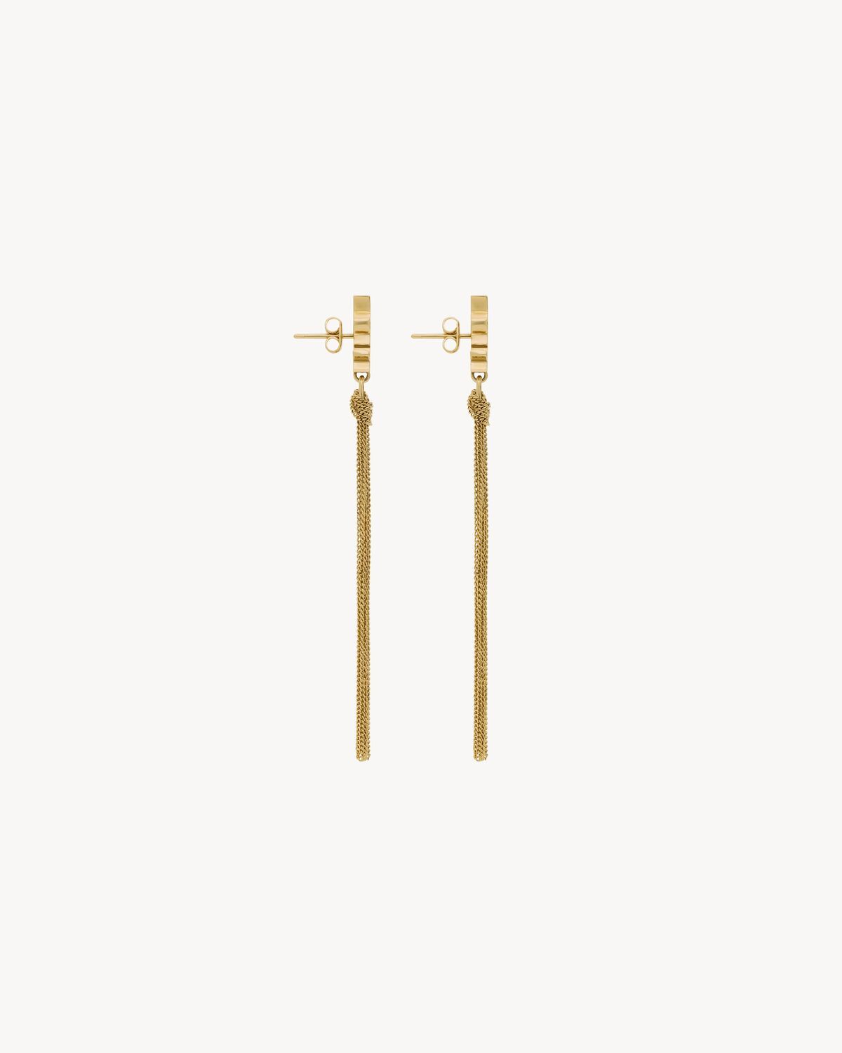 CASSANDRE TASSEL EARRINGS IN METAL
