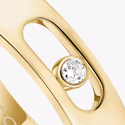 Move Joaillerie Wedding Ring Yellow Gold Diamond Ring