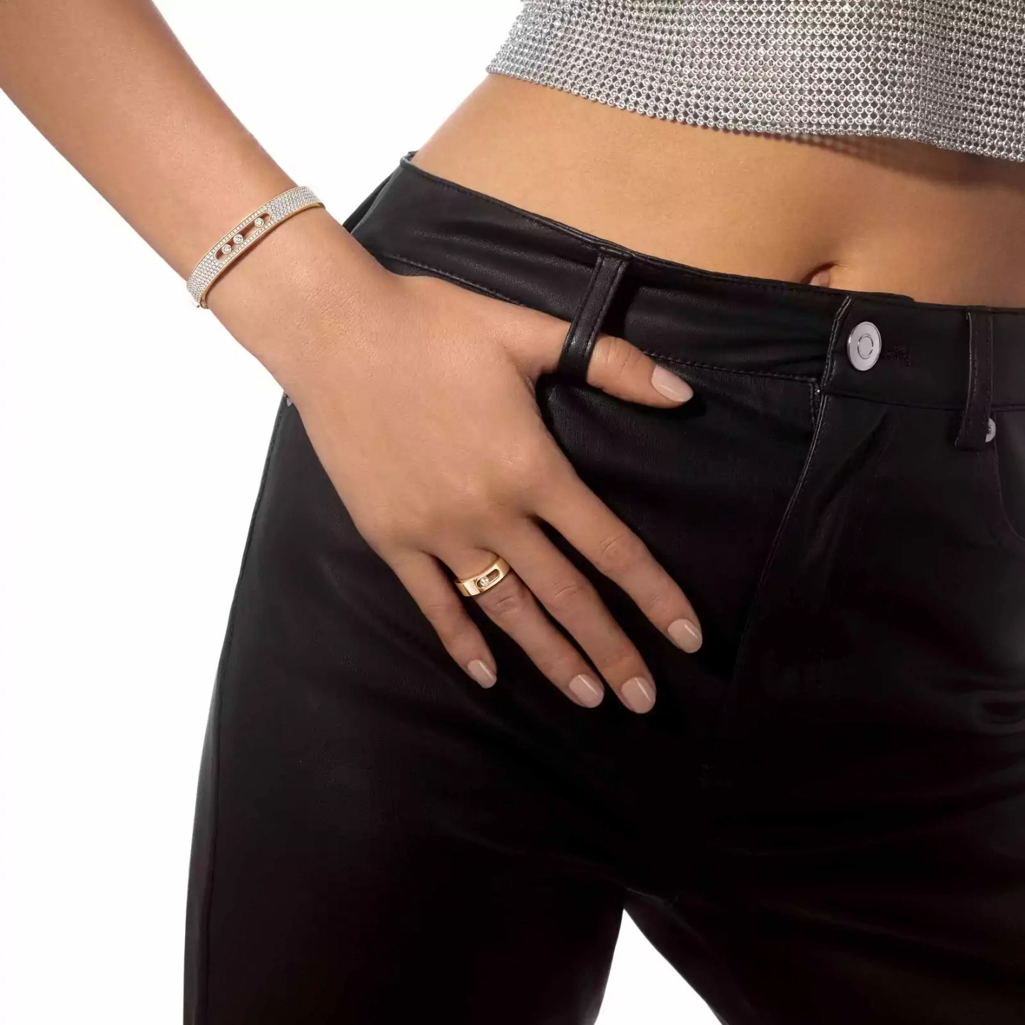 Move Joaillerie Wedding Ring Yellow Gold Diamond Ring