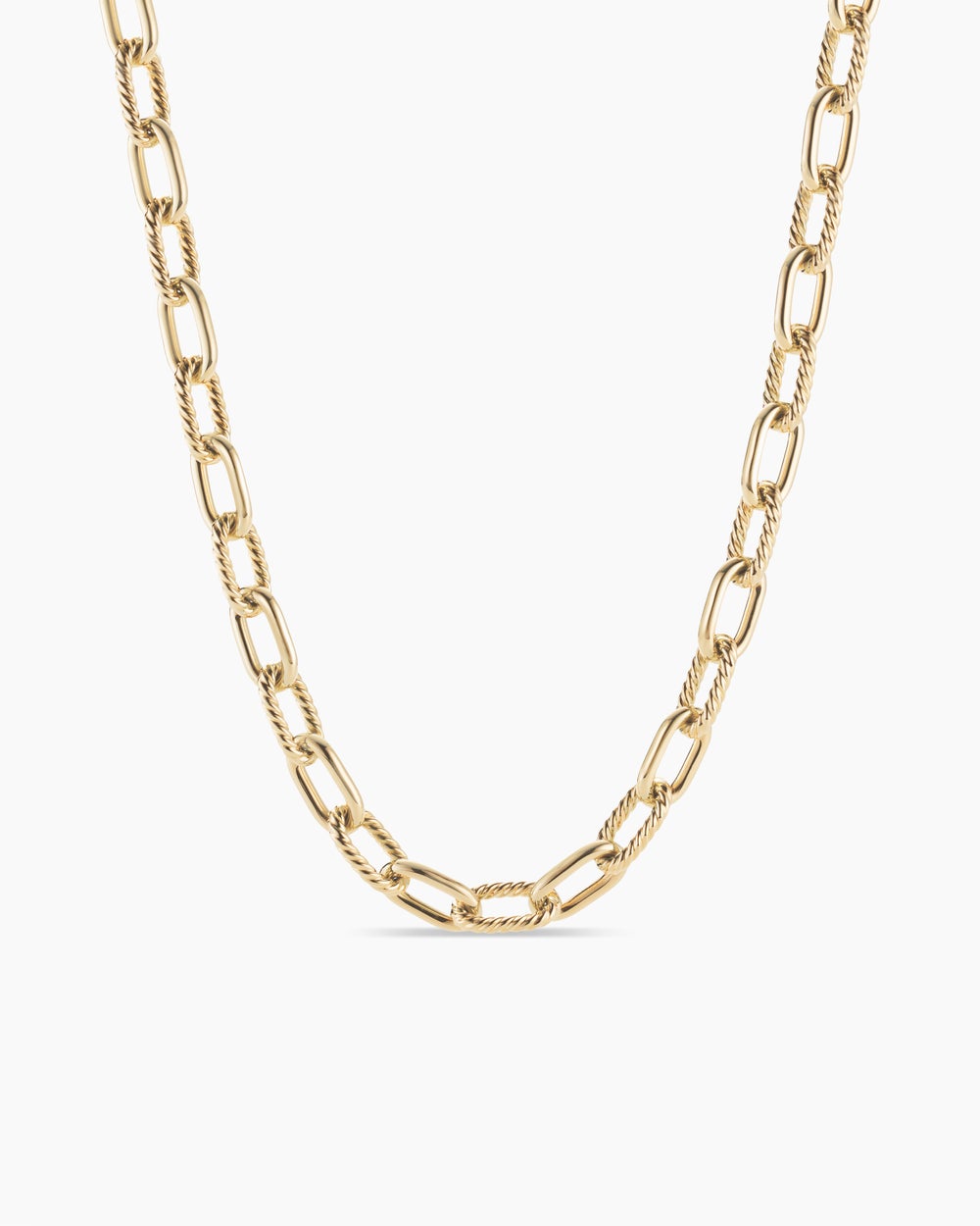 DY Madison庐 Chain Necklace 18K Yellow Gold, 11mm