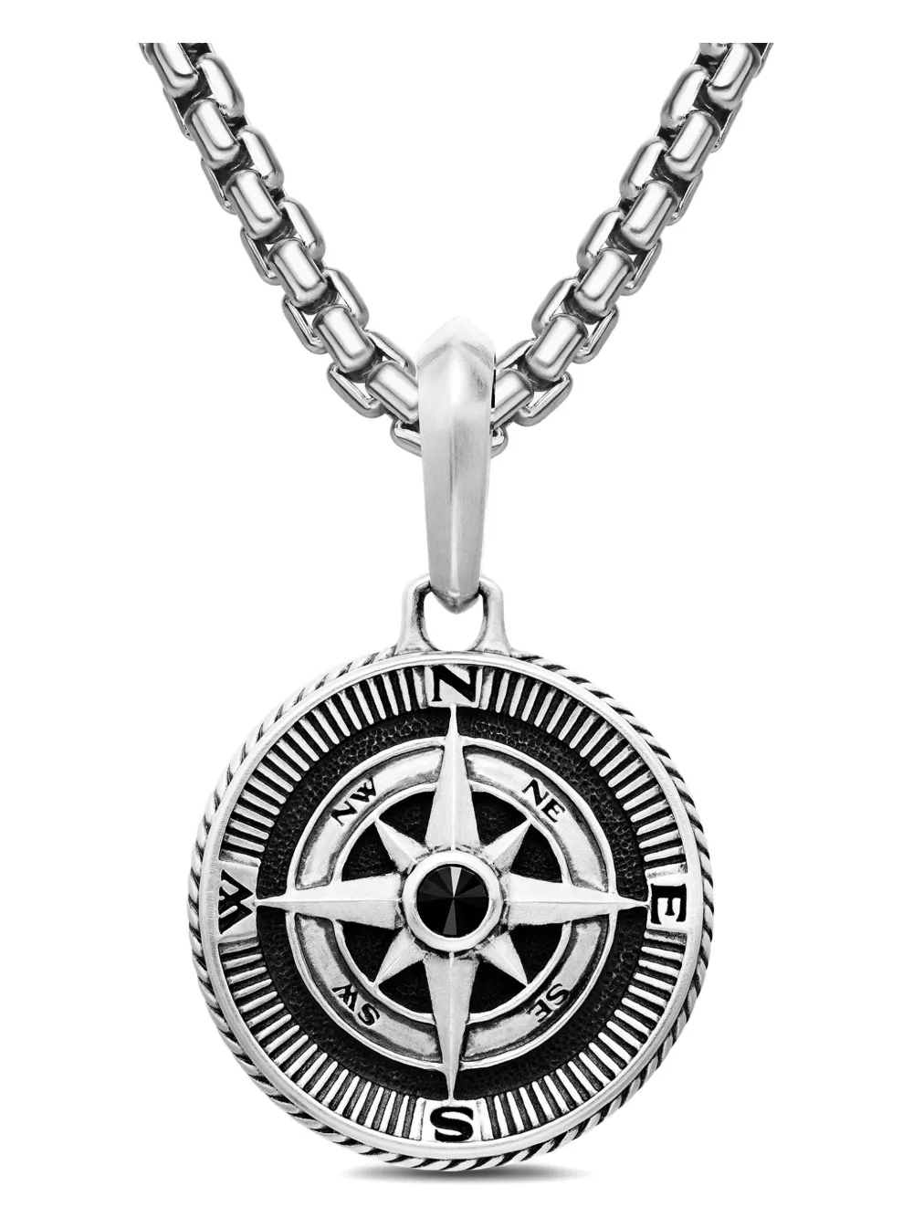 Dathtvid Yurthtman sterling silver Maritime Compass diamond amulet