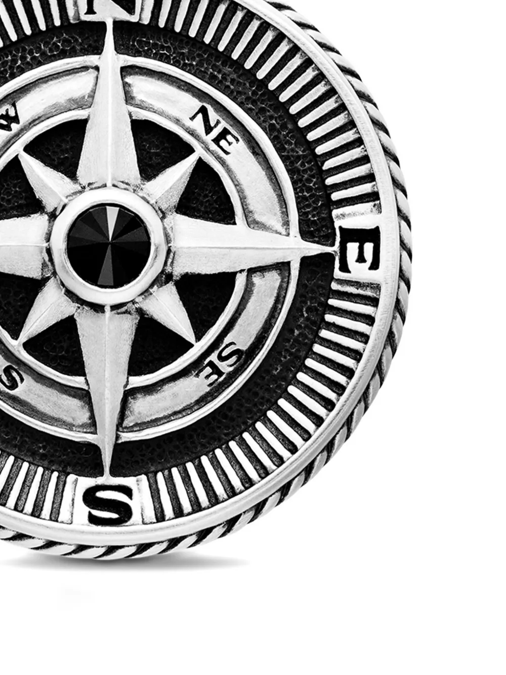 Dathtvid Yurthtman sterling silver Maritime Compass diamond amulet