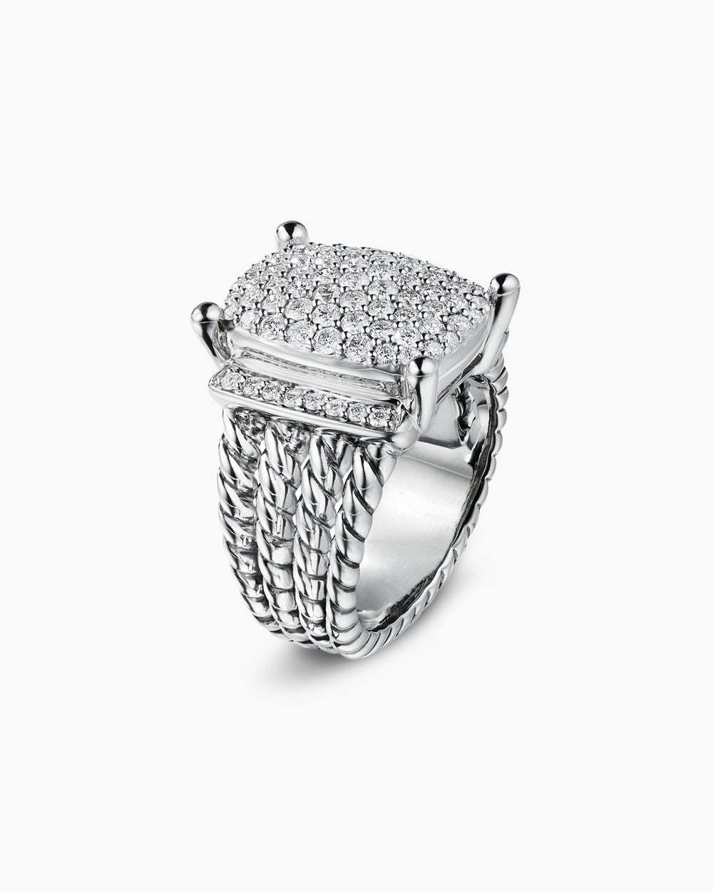 Wheaton庐 Ring Sterling Silver with Diamonds, 16.7mm