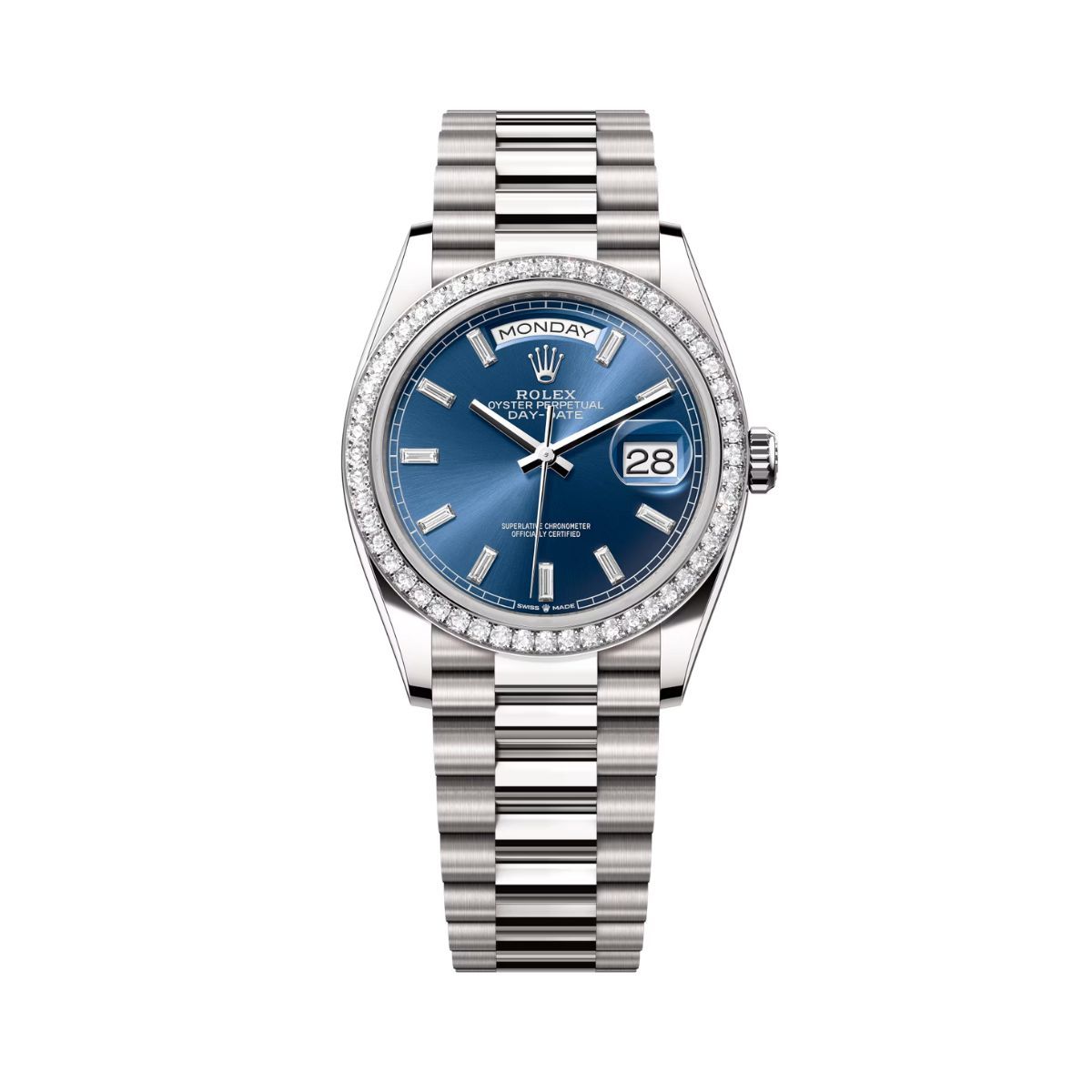 Day-Date 36 white gold and diamonds Reference 128349RBR