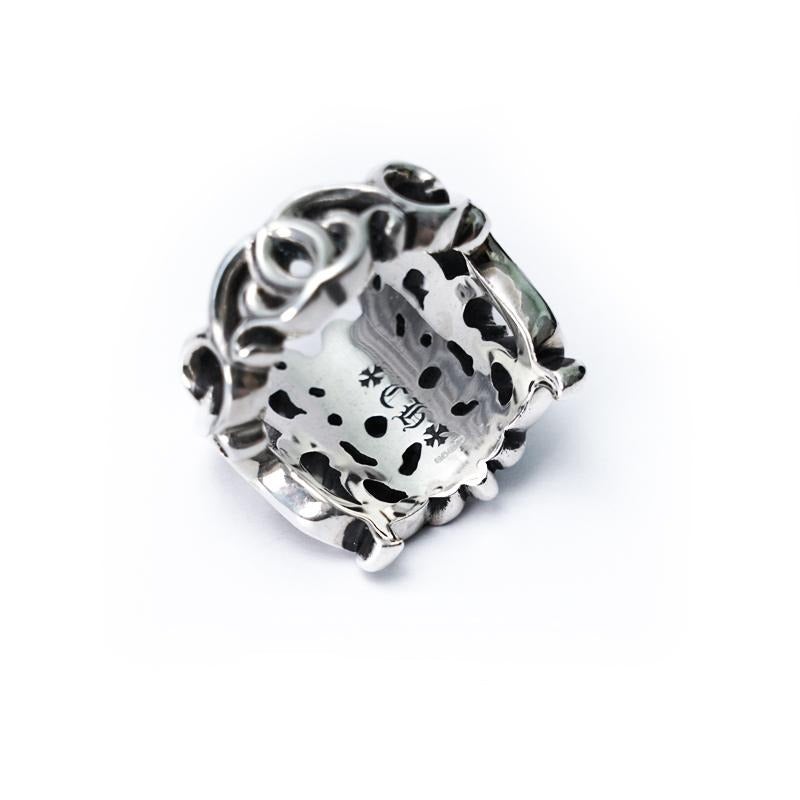 BUTTERFLY FLORAL CROSS RING