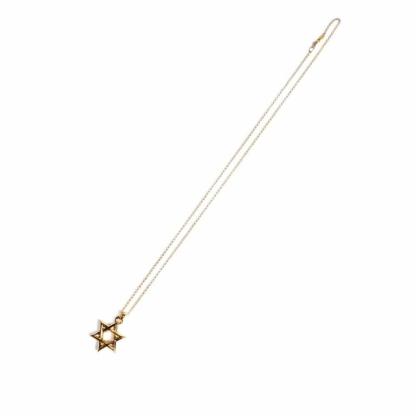 22K GOLD STAR OF DAVID PENDANT