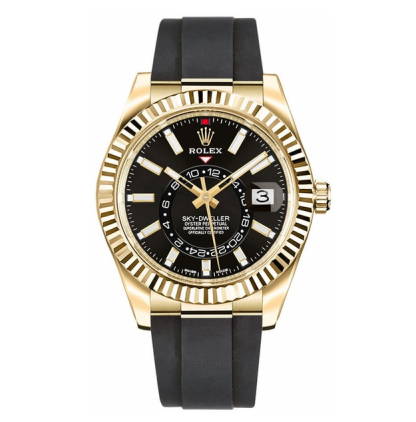 Sky-Dweller 18k Yellow Gold Men's Luxury Watch 326238-0009
